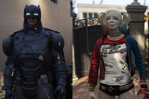 Armored Batman & Harley Quinn Retextured